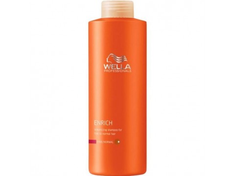 WELLA Šampūnas Suteikiantis Apimties Ploniems Ir Normaliems Plaukams Wella Enrich Fine 500 Ml WELLA Šampūnas Suteikiantis Apimties Ploniems Ir Normaliems Plaukams Wella Enrich Fine 500 Ml